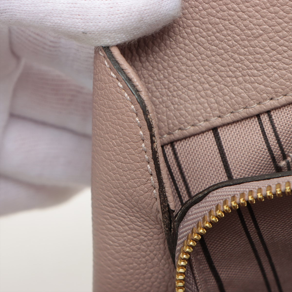 Louis Vuitton Aurore Monogram Empreinte Leather Montaigne MM Bag at 1stDibs