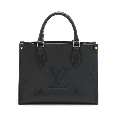 Louis Vuitton Noir Monogram Empreinte Leather OnTheGo PM [Clearance Sale]