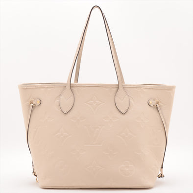 Louis Vuitton Tourterelle Monogram Empreinte Leather Neverfull MM [Clearance Sale]