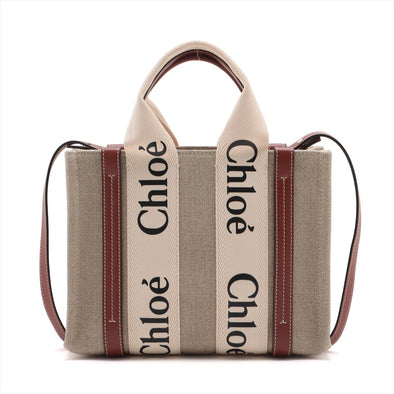 Chloe Brown Beige Woody Small Tote Bag [Clearance Sale]