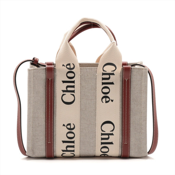 Chloe Brown Beige Woody Small Tote Bag [Clearance Sale]