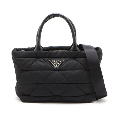 Prada Nero Small Re-Nylon Padded Tote Bag [Clearance Sale]