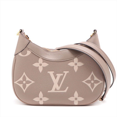 Louis Vuitton Tourterelle Bicolor Monogram Empreinte Leather Bagatelle [Clearance Sale]