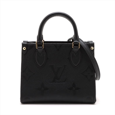 Louis Vuitton Noir Monogram Empreinte Leather OnTheGo BB [Clearance Sale]