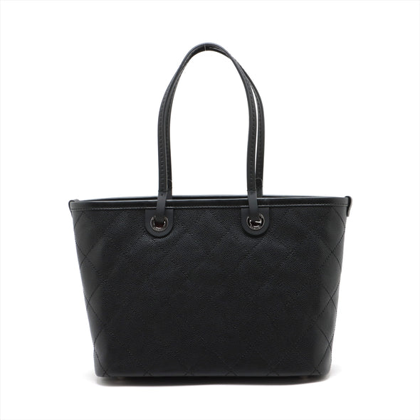 Chanel Black Caviar Calfskin On The Road Shopping Tote [Clearance Sale]