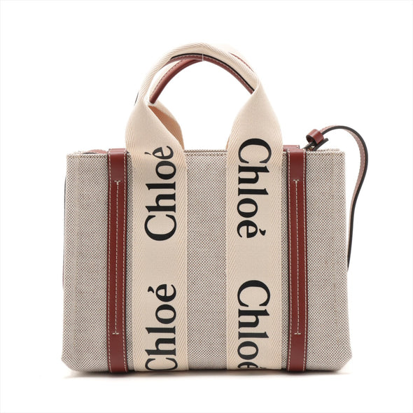 Chloe Brown Beige Woody Small Tote Bag [Clearance Sale]