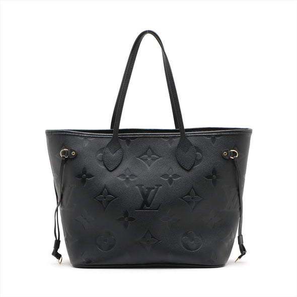 Louis Vuitton Noir Monogram Empreinte Leather Neverfull MM [Clearance Sale]