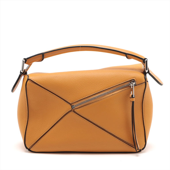 Loewe Yellow Leather Small Puzzle Bag [Clearance Sale]