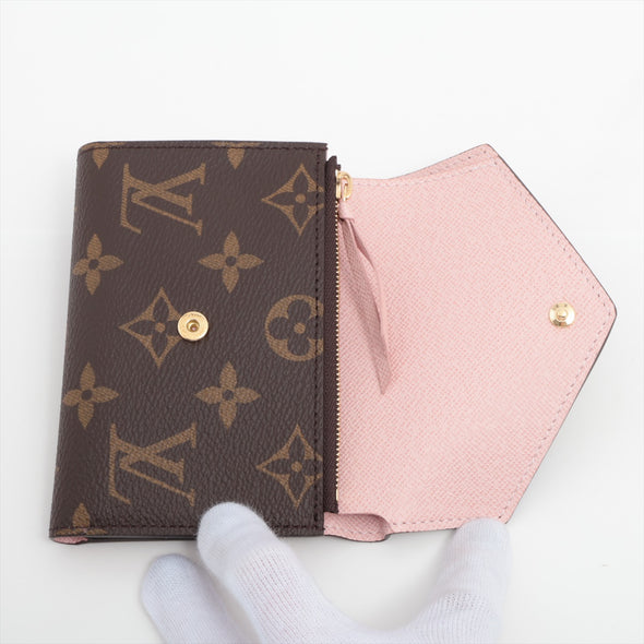 Louis Vuitton Rose Ballerine Monogram Victorine Wallet [Clearance Sale]