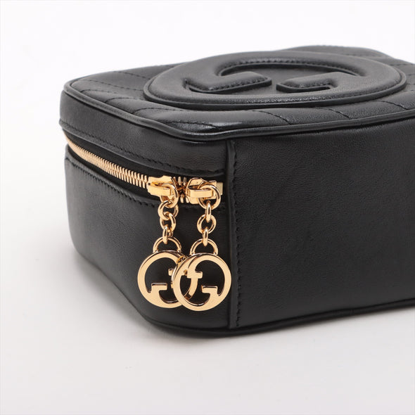 Gucci Black Leather Blondie Small Top Handle Bag [Clearance Sale]