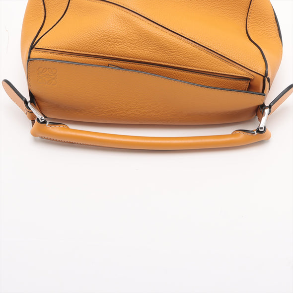 Loewe Yellow Leather Small Puzzle Bag [Clearance Sale]