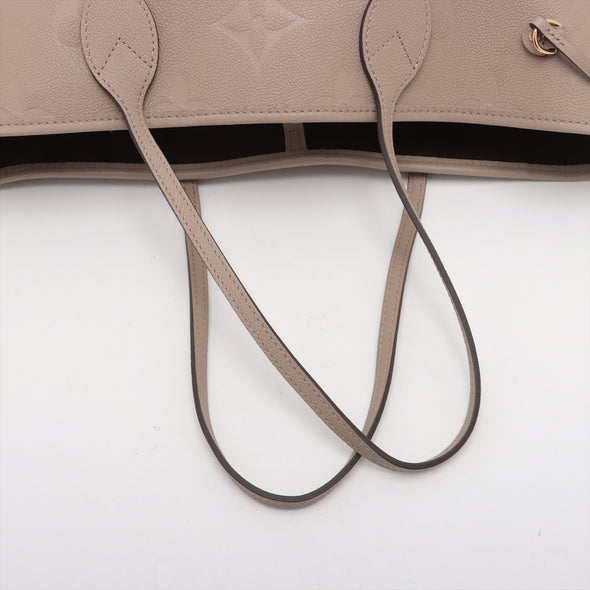 Louis Vuitton Tourterelle Monogram Empreinte Leather Neverfull MM [Clearance Sale]