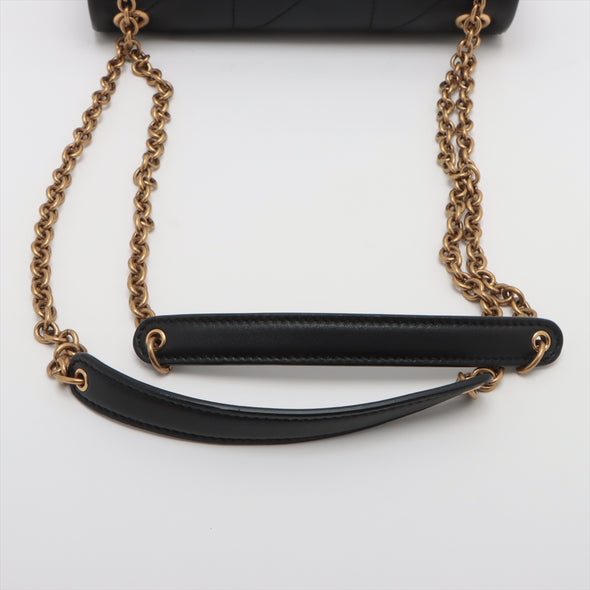 Saint Laurent Black Lambskin Leather Jamie Mini Chain Bag [Clearance Sale]