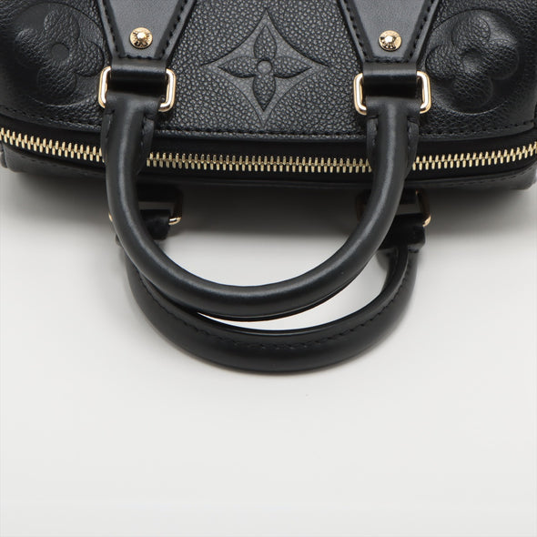 Louis Vuitton Noir Monogram Empreinte Leather Speedy Bandouliere 20 [Clearance Sale]