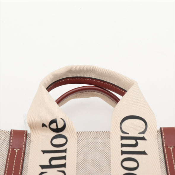 Chloe Brown Beige Woody Small Tote Bag [Clearance Sale]