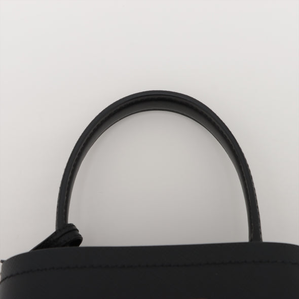 Prada Nero Saffiano Leather Small Panier Bag [Clearance Sale]