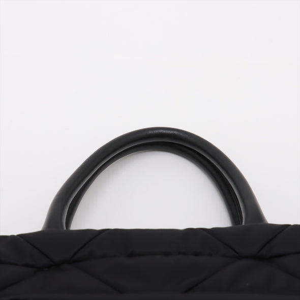 Prada Black Re-Nylon Triangle Padded Tote Bag [Clearance Sale]