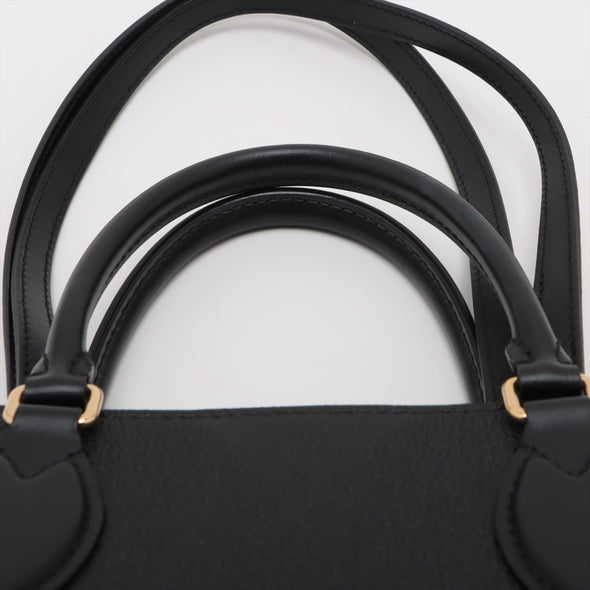 Louis Vuitton Noir Monogram Empreinte Leather On The Go MM [Clearance Sale]