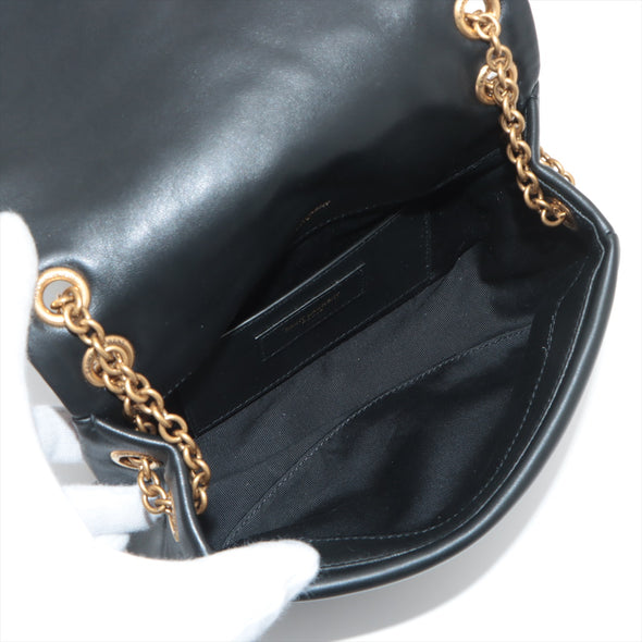 Saint Laurent Black Lambskin Leather Jamie Mini Chain Bag [Clearance Sale]