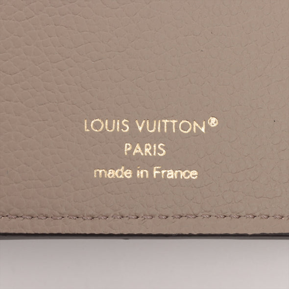 Louis Vuitton Tourterelle Bicolor Monogram Empreinte Leather Victorine Wallet [Clearance Sale]