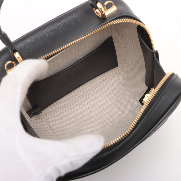 Gucci Black Leather Blondie Small Top Handle Bag [Clearance Sale]