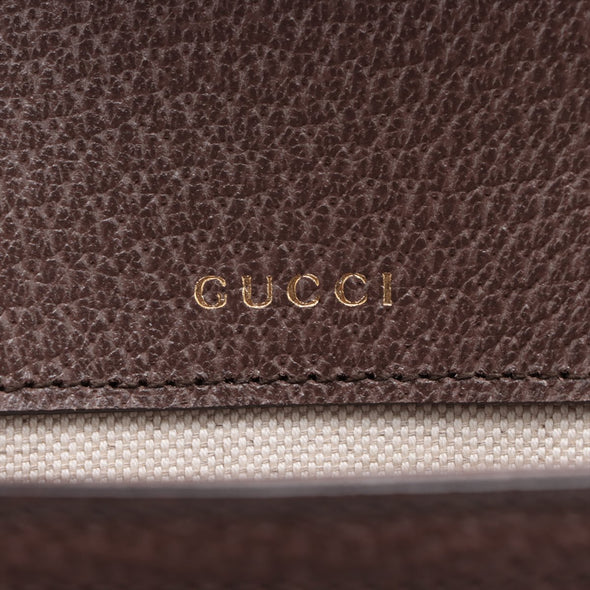 Gucci Brown GG Supreme Horsebit 1955 Mini Shoulder Bag [Clearance Sale]