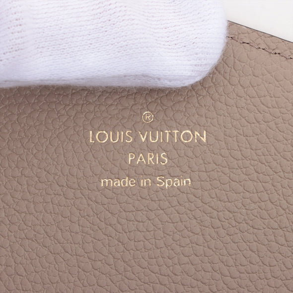 Louis Vuitton Tourterelle Bicolor Monogram Empreinte Leather Sarah Wallet [Clearance Sale]