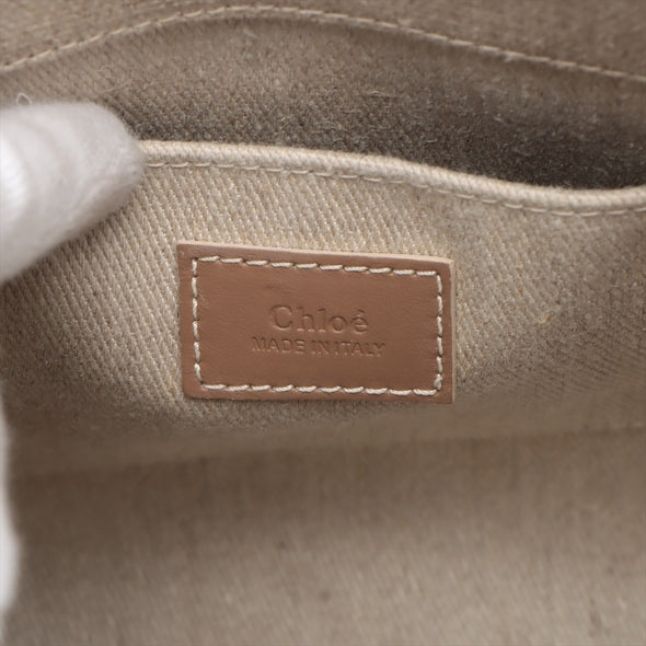 Chloe Pink Beige Woody Small Tote Bag [Clearance Sale]