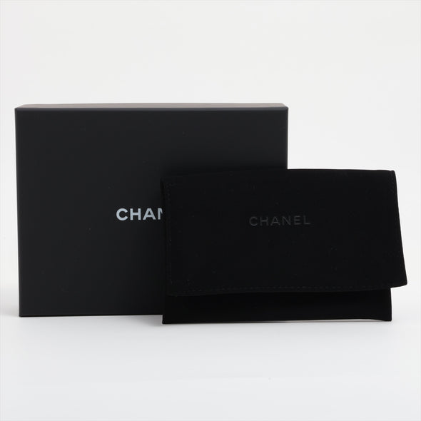 Chanel Black caviar Leather Compact Wallet [Clearance Sale]