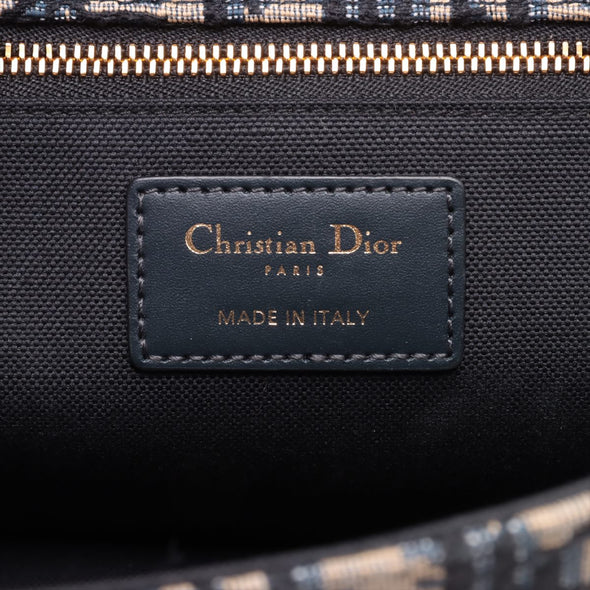 Christian Dior Blue Dior Oblique Jacquard 30 Montaigne Shoulder Bag [Clearance Sale]