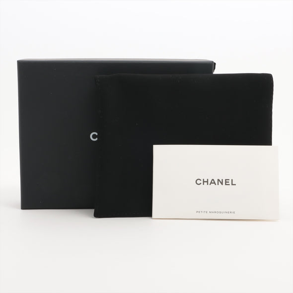 Chanel Black caviar Leather Compact Wallet [Clearance Sale]