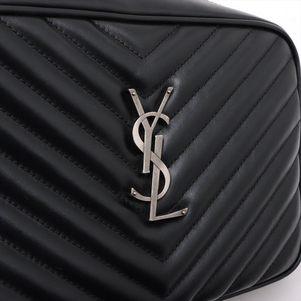 Saint Laurent Black Leather Lou Camera Bag [Clearance Sale]