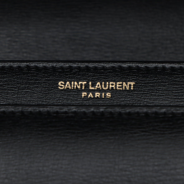 Saint Laurent Black Leather Sunset Shoulder Bag [Clearance Sale]