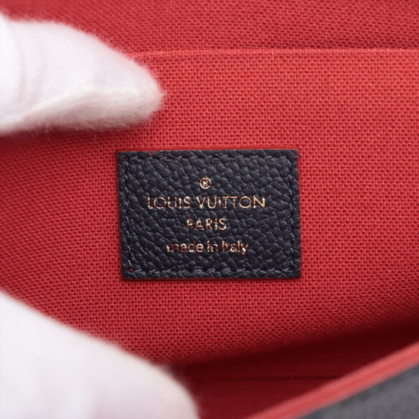 Louis Vuitton Marine Rouge Monogram Empreinte Leather Felicie Pochette [Clearance Sale]