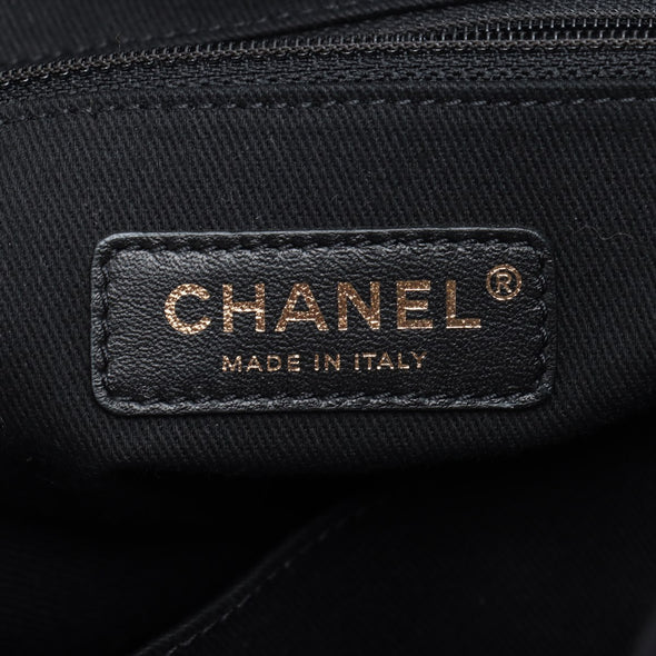 Chanel Black Deauville MM Chain Tote Bag [Clearance Sale]