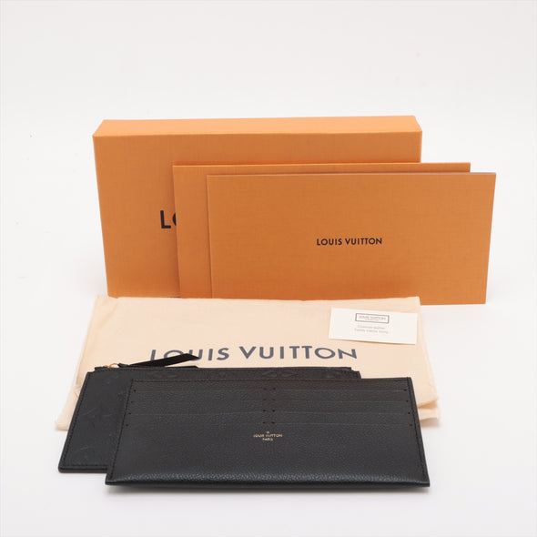 Louis Vuitton Noir Monogram Empreinte Leather Felicie Pochette [Clearance Sale]