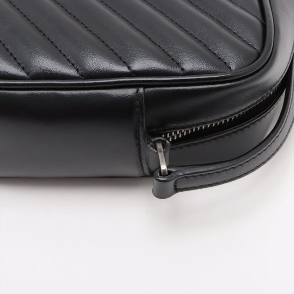 Saint Laurent Black Leather Lou Camera Bag [Clearance Sale]