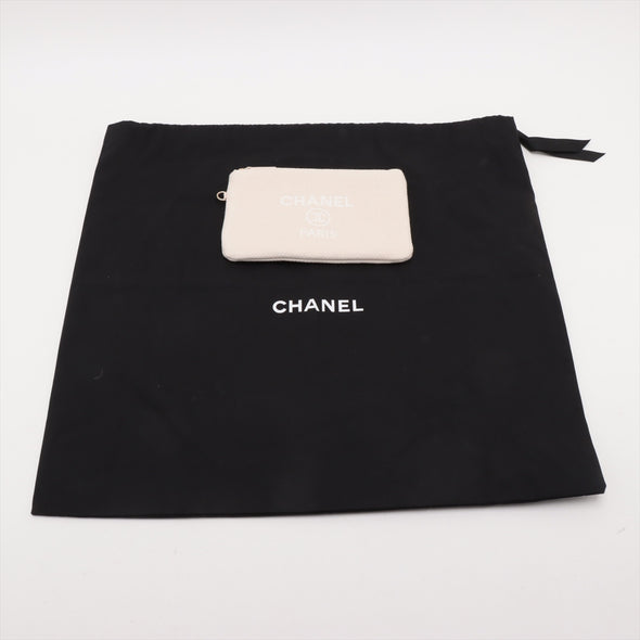 Chanel Beige Deauville MM Chain Tote Bag [Clearance Sale]