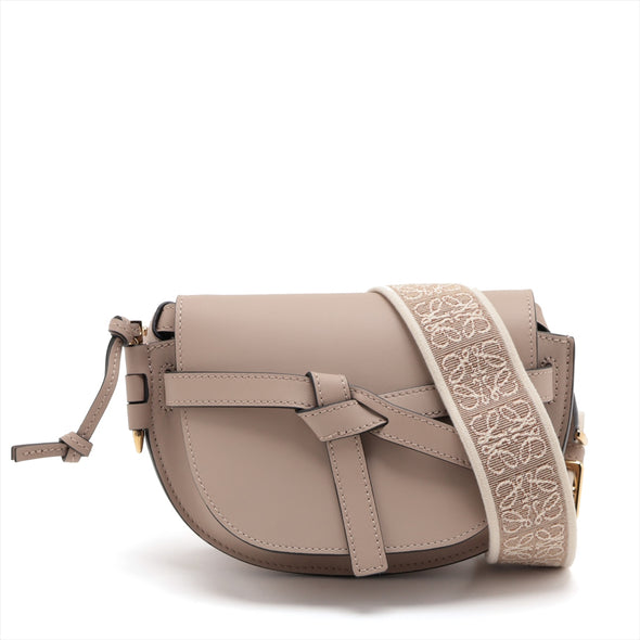 Loewe Sand Leather Mini Gate Dual Bag [Clearance Sale]