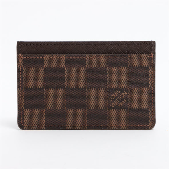 Louis Vuitton Damier Ebene Canvas Card Holder [Clearance Sale]