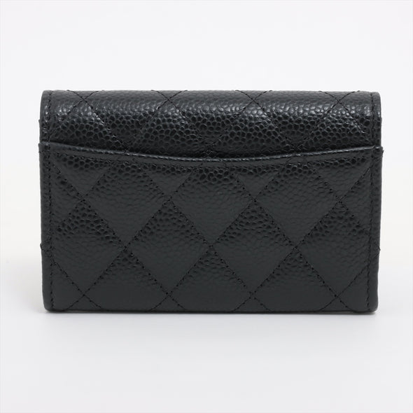 Chanel Black Caviar Leather Card Case [Clearance Sale]