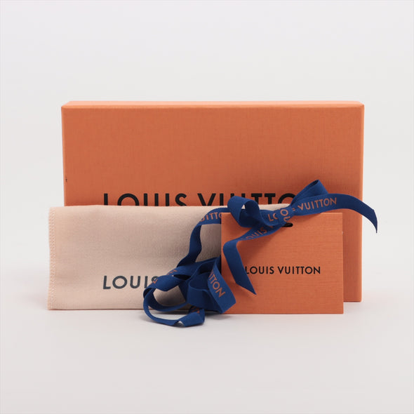 Louis Vuitton Grey Taigarama Coin Card Holder  [Clearance Sale]