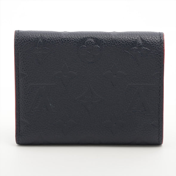 Louis Vuitton Marine Rouge Monogram Empreinte Leather Victorine Wallet  [Clearance Sale]