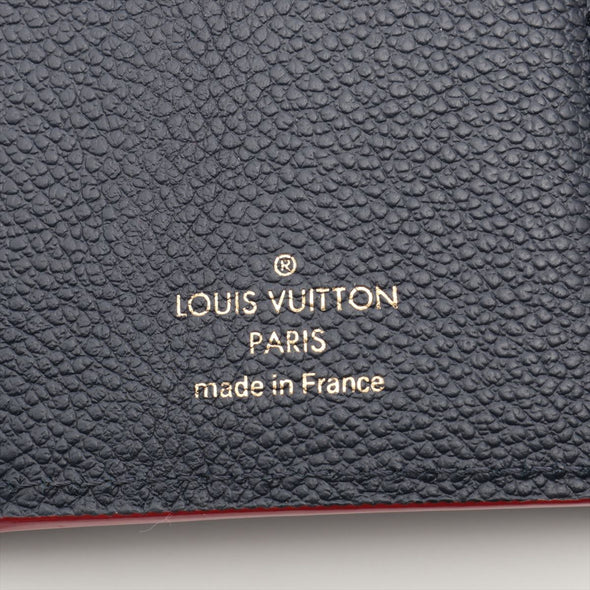 Louis Vuitton Marine Rouge Monogram Empreinte Leather Victorine Wallet  [Clearance Sale]