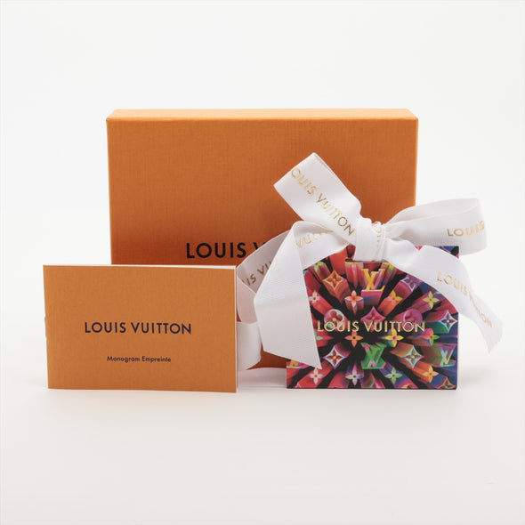 Louis Vuitton Marine Rouge Monogram Empreinte Leather Victorine Wallet  [Clearance Sale]