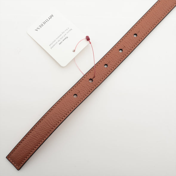 Loewe Tan Grained Leather Anagram Belt [Clearance Sale]