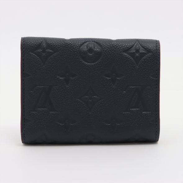 Louis Vuitton Marine Rouge Monogram Empreinte Leather Victorine Wallet  [Clearance Sale] (Copy)