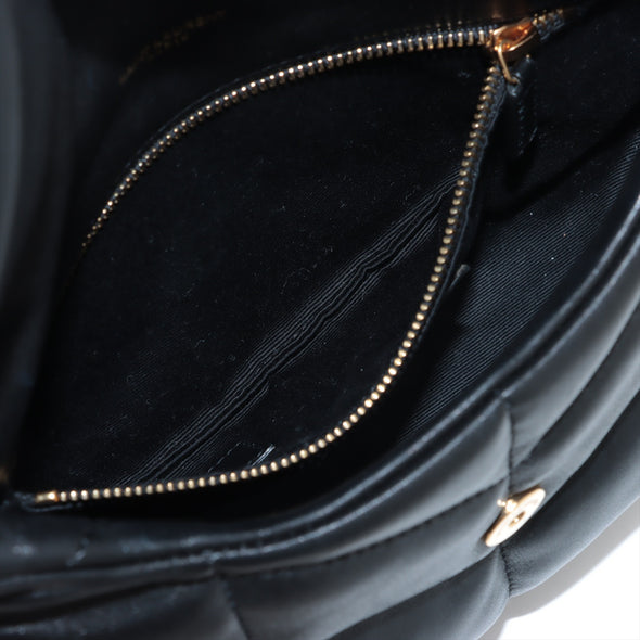 Saint Laurent Black Leather Toy Puffer Bag [Clearance Sale]