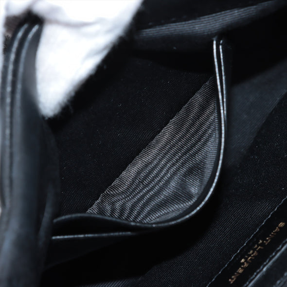 Saint Laurent Black Leather Toy Puffer Bag [Clearance Sale]