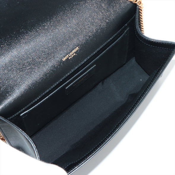 Saint Laurent Black Grained Leather Medium Kate Bag [Clearance Sale]